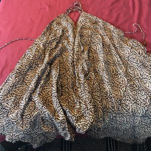 World Market Hippie Jumpsuit (black and brown)